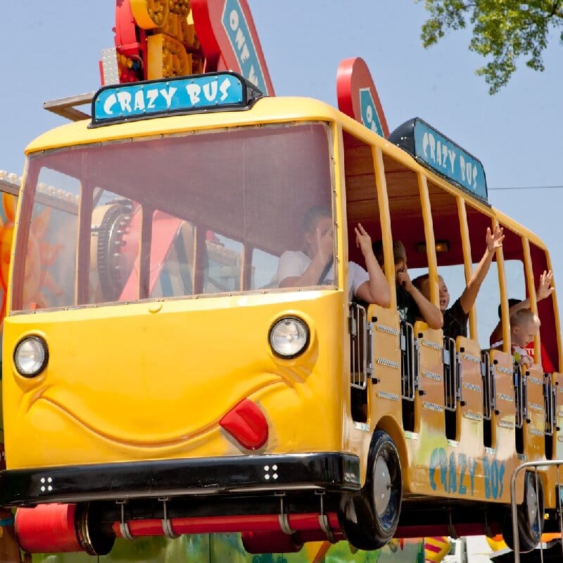 Crazy Bus Ride - Amusement Equipment Supplier Amusement Equipment Supplier