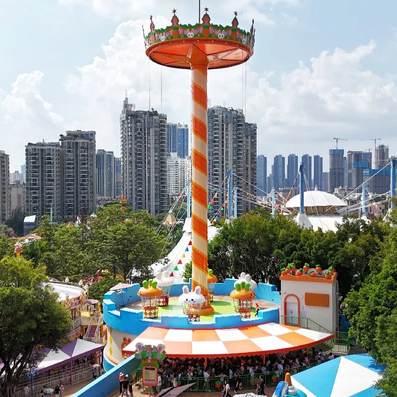 Parachute Scenic Drop Tower - Amusement Equipment Supplier Amusement ...